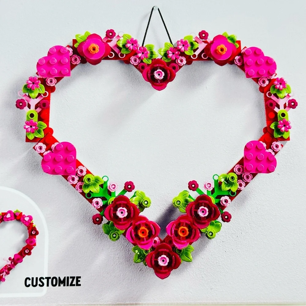 Lego Heart Ornament (40638) NEW - Picture 3 of 9